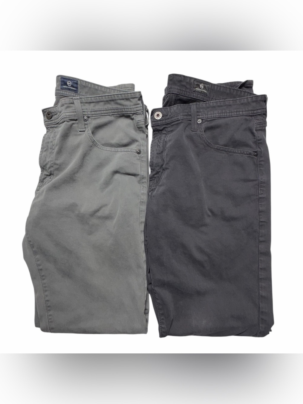 Two Pairs Adriano Goldschmied Mens 36x34 The Tellis Modern Slim Fit Chino Pants